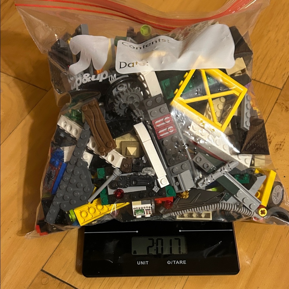 Lego Mixed Building Set - Yellow, Gray, Black, Green, White